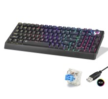 Mekanik Gaming Klavye 104 Tuş Blue Switch Rgb - Siyah G500XB