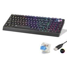 Mekanik Gaming Klavye 104 Tuş Blue Switch Rgb - Siyah G500XB