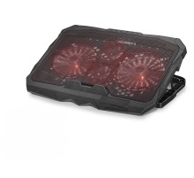 Laptop Soğutucu 4 Fan Led - Siyah HD2008