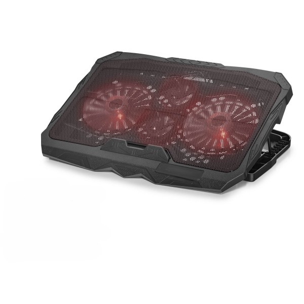 toptan-xml-dropshipping-Laptop Soğutucu 4 Fan Led - Siyah HD2008
