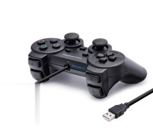 Pc Uyumlu Kablolu Usb Gamepad Oyun Kolu - Siyah HD302
