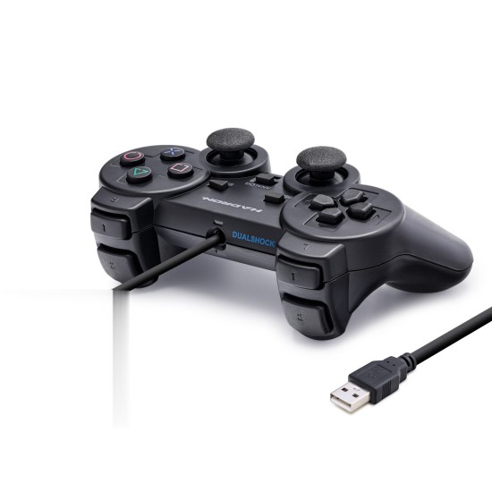 toptan-xml-dropshipping-Pc Uyumlu Kablolu Usb Gamepad Oyun Kolu - Siyah HD302
