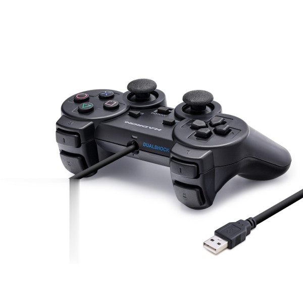 toptan-xml-dropshipping-Pc Uyumlu Kablolu Usb Gamepad Oyun Kolu - Siyah HD302