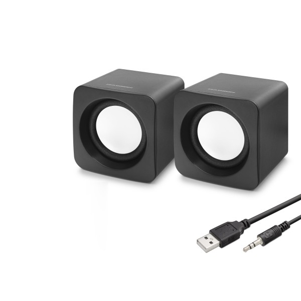 Masaüstü Hoparlör 2.0 Kanal Usb 3.5 Mm Siyah HD6055