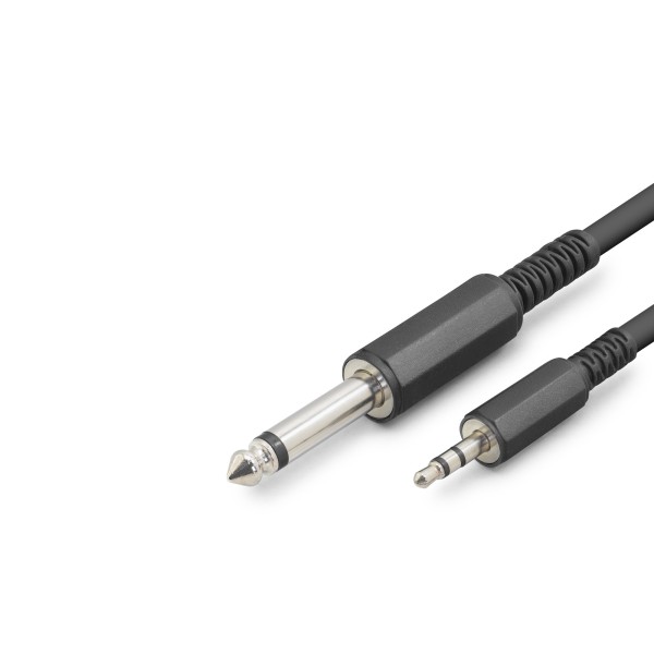 toptan-xml-dropshipping-6.35Mm To 3.5Mm Gitar Kablosu 3 M - Siyah HDX1077