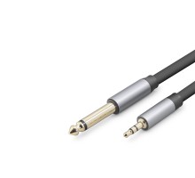 3.5Mm To 6.35Mm Gitar Kablosu 5 M - Siyah HDX1081