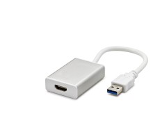 Usb 3.0 To Hdmi Dişi Görüntü Dönüştürücü 1080P 50/60 Hz - Beyaz HDX1287