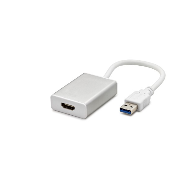 toptan-xml-dropshipping-Usb 3.0 To Hdmi Dişi Görüntü Dönüştürücü 1080P 50/60 Hz - Beyaz HDX1287