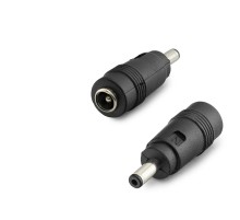 Dc Jack Dönüştürücü 5.5X2.5 Mm Soket 4.0X1.35 Mm Fiş 10 Adetli Paket Siyah HDX1315