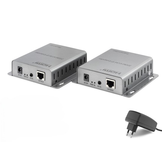 toptan-xml-dropshipping-Hdmı Kvm Ip Extender Loop Out Ir 1080p 60 Hz 200 M HDX1343
