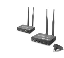 Hdmi Kvm Kablosuz Extender Loop-Out 1080P 200 M Siyah HDX1383