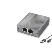 Gigabit Ethernet Switch 4 Port Type C Güç Girişli Gri HDX1413