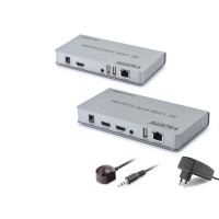 Hdmı Kvm Extender 4K 120 M Usb Ir Loop Out HDX1423