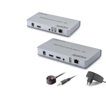 Hdmı Kvm Extender 4K 120 M Usb Ir Loop Out HDX1423