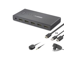 Hdmı Usb Kvm Switch 4 Port Hdmı 4 Port Usb Kumandalı HDX1425