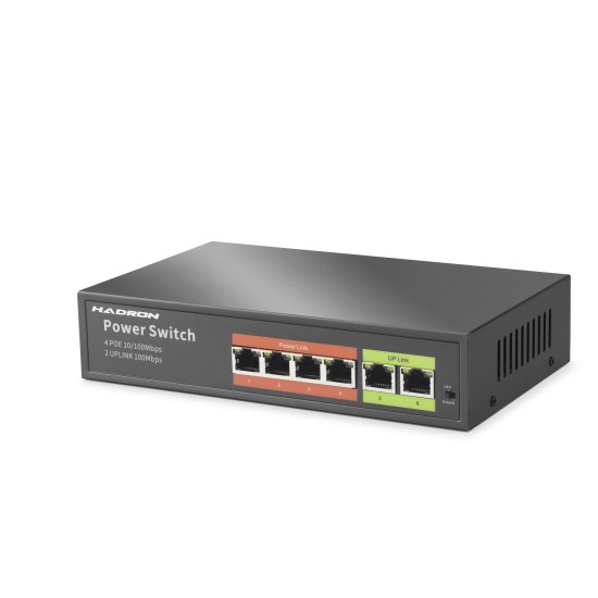 toptan-xml-dropshipping-Aı Poe Switch 4 Port 2 Uplink 45W HDX1440