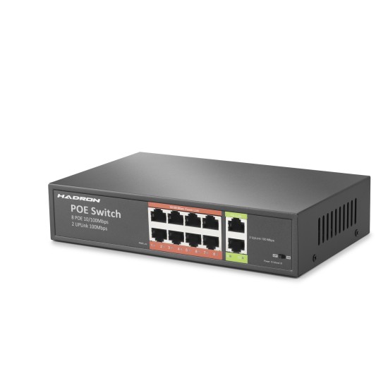 toptan-xml-dropshipping-Aı Poe Switch 8 Port 2 Uplink 65W HDX1441
