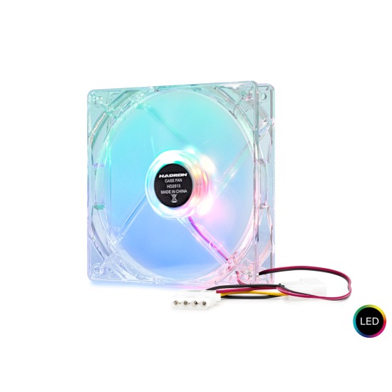 toptan-xml-dropshipping-Kasa Fanı Led 120 Mm Şeffaf HDX1502