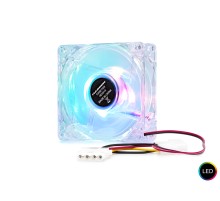 Kasa Fanı Led 80 Mm Şeffaf HDX1516