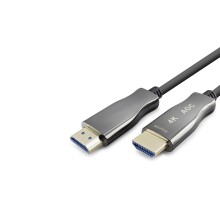 Fiber Optik Hdmi 2.0 Kablo 4K 60 Hz 10 M Siyah Gri HDX2055