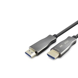 Fiber Optik Hdmi 2.0 Kablo 4K 60 Hz 10 M Siyah Gri HDX2055