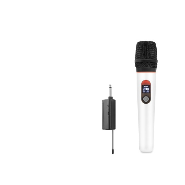 toptan-xml-dropshipping-Kablosuz Uhf El Mikrofonu 6.35 Mm - Beyaz HDX2790B