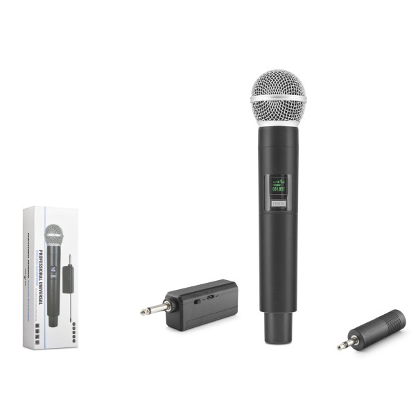 toptan-xml-dropshipping-Uhf Kablosuz Mikrofon 6.35 Mm Siyah HDX2801