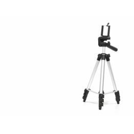Telefon Tripodu Ayarlanabilir Başlıklı 100 Cm - Gümüş HDX3110