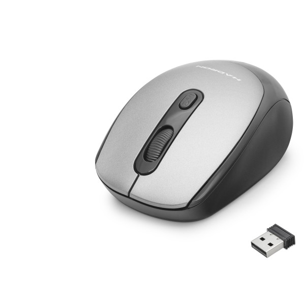 toptan-xml-dropshipping-Kablosuz Mouse 800/1600 Dpi - Gri Siyah HDX3406G