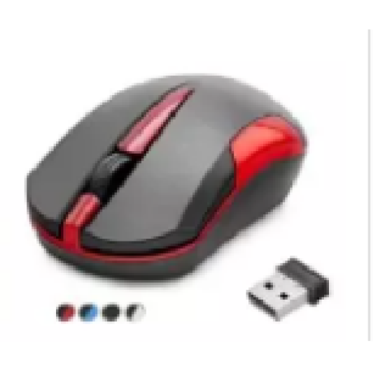 toptan-xml-dropshipping-Kablosuz Mouse 2.4 Ghz 1600 Dpi Kırmızı HDX3407R