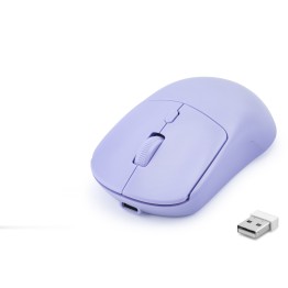 Dual Mode Şarjlı Kablosuz Mouse 2.4 Ghz Bluetooth 5.0 4000 Dpı Lila HDX3415L