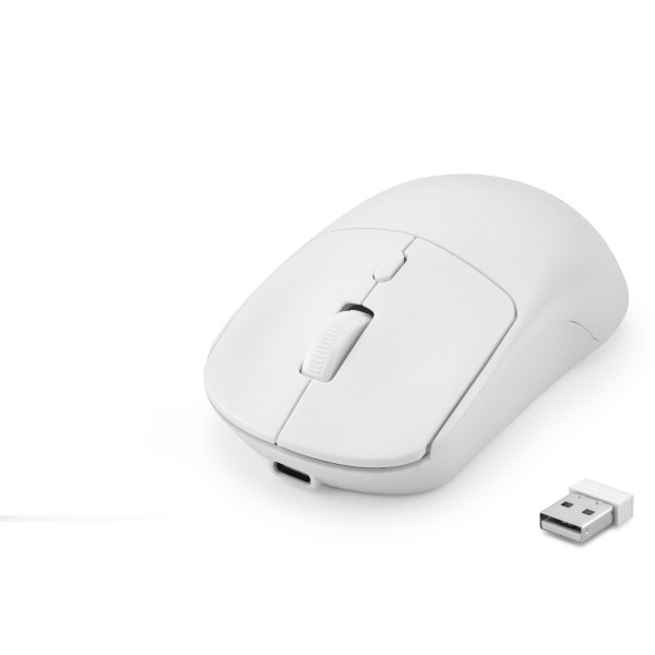 Dual Mode Şarjlı Kablosuz Mouse 2.4 Ghz Bluetooth 5.0 4000 Dpı Beyaz HDX3415W