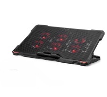 Laptop Soğutucu 6 Fan Led - Siyah HDX4255