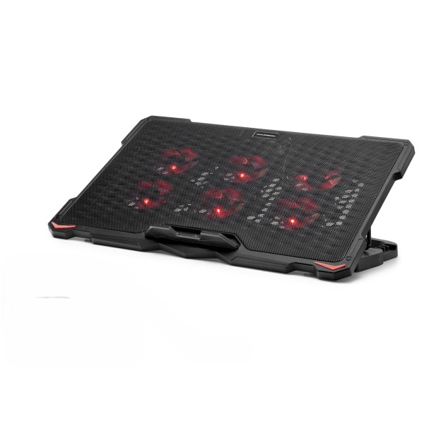 toptan-xml-dropshipping-Laptop Soğutucu 6 Fan Led - Siyah HDX4255