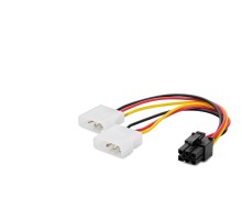 Ekran Kartı Power Y Kablosu 2X 4 Pin To 6 Pin 12V 26 Cm HDX5520