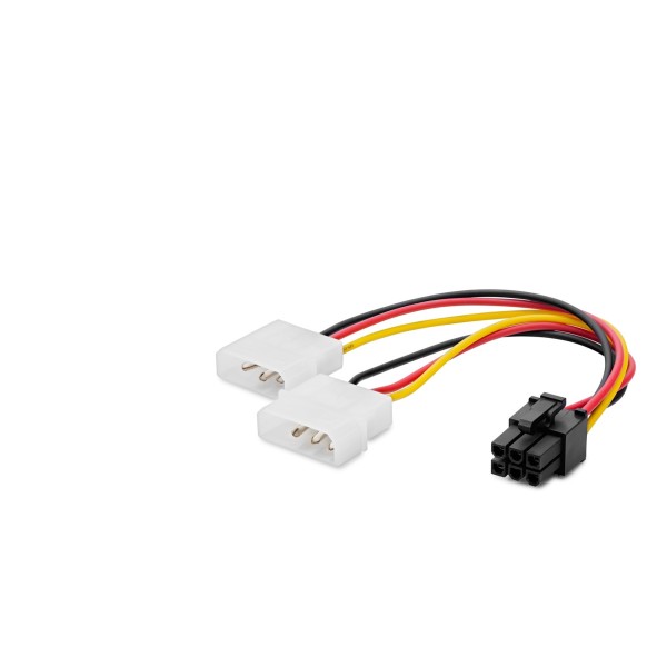 toptan-xml-dropshipping-Ekran Kartı Power Y Kablosu 2X 4 Pin To 6 Pin 12V 26 Cm HDX5520