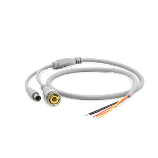 Power Jak Kablo Dc + Bnc 60Cm Beyaz HDX5530