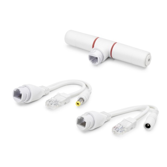 toptan-xml-dropshipping-Poe Combiner Mux 2 In 1 Rj45 Veri + Güç Birleştirici Adaptör - Beyaz HDX5550