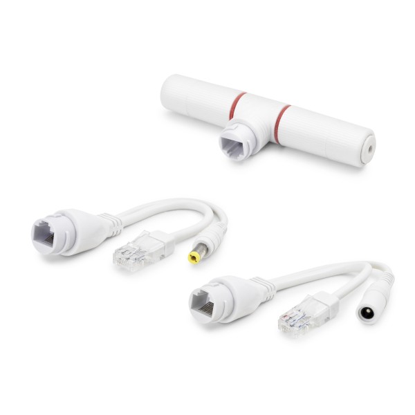 toptan-xml-dropshipping-Poe Combiner Mux 2 In 1 Rj45 Veri + Güç Birleştirici Adaptör - Beyaz HDX5550