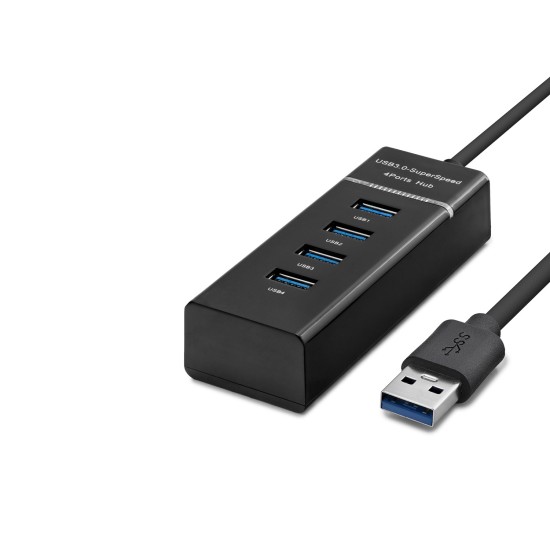 toptan-xml-dropshipping-Usb3.0 Hub 3*Usb + Usb3.0 30Cm Siyah HDX7017