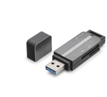 Usb Type-C 3.2 Gen1 Kart Okuyucu Sd Microsd 5 Gbps Gri HDX7054