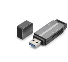 Usb Type-C 3.2 Gen1 Kart Okuyucu Sd Microsd 5 Gbps Gri HDX7054