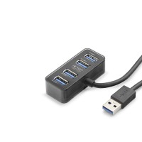 Usb Type-c 3.1 Gen1 Hub 4 Port 5 Gbps Siyah HDX7055