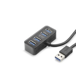 Usb Type-c 3.1 Gen1 Hub 4 Port 5 Gbps Siyah HDX7055