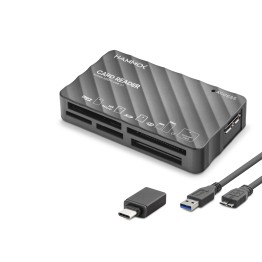 Usb Type-c 3.1 Gen1 All İn One Kart Okuyucu Cf Sd Microsd Ms Xd 5 Gbps Siyah HDX7064