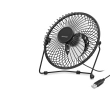 Usb Metal Vantilatör 18 Cm - Siyah + Beyaz HDX7252