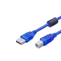 Usb Printer Kablosu 3 M - Şeffaf Mavi HDX7502