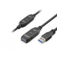 Usb 3.0 Active Repeater Uzatma Kablosu 10 M Siyah HDX7562