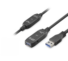 Usb 3.0 Active Repeater Uzatma Kablosu 10 M Siyah HDX7562