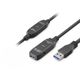 Usb 3.0 Active Repeater Uzatma Kablosu 10 M Siyah HDX7562